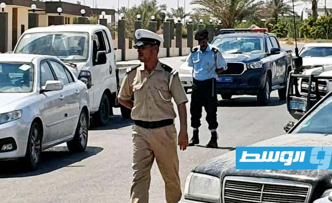 دوريات وتمركزات أمنية في العاصمة طرابلس، 26 يوليو 2022. (وزارة الداخلية)