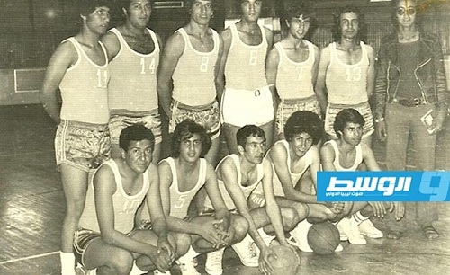 حسن دهيميش مع فريق السلة بنادي الهلال