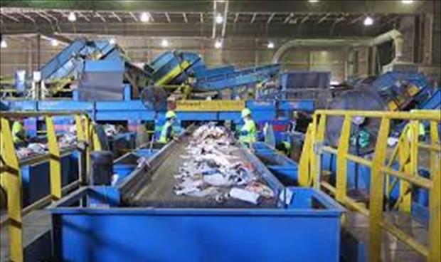 وصول مصنع لإعادة تدوير القمامة إلى البيضاء