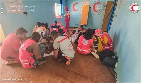 الهلال الأحمر يطلق برنامجًا تدريبيًا لمتطوعي فرع غات