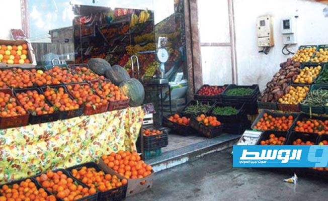 سوق للخضار والفاكهة في ليبيا. (أرشيفية: الإنترنت)