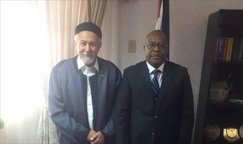 السفير الليبي يلتقي وزير خارجية ليسوتو