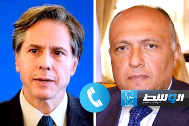 وزيرا خارجية مصر وأميركا يبحثان وقف التصعيد بالمنطقة خلال اتصال هاتفي