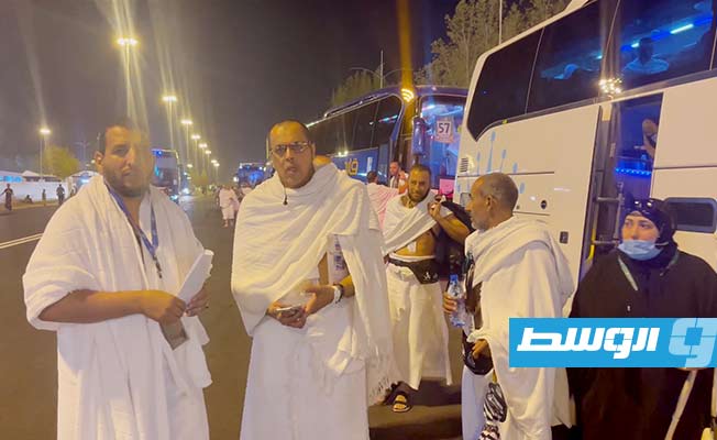 وصول الحجاج الليبيين إلى عرفات، مساء الخميس 7 يوليو 2022. (فيديو)