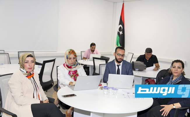 اليوم الأول للبرنامج التدريبي حول «رصد العنف ضد المرأة في الانتخابات في ليبيا». (موضية الانتخابات)