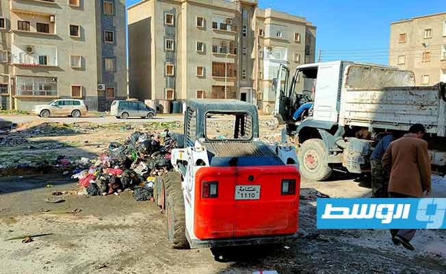 إطلاق حملة نظافة موسعة بعدد من أحياء طبرق
