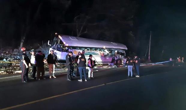 21 قتيلا في حادث اصطدام في غواتيمالا