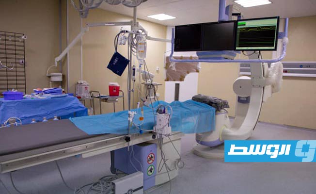 أجهزة طبية في قسم علاج أمراض القلب في مركز مصراتة الطبي، 2 سبتمبر 2021. (وزارة الصحة)
