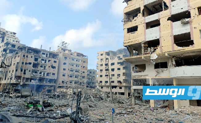صور تظهر حجم الدمار والخراب في قطاع غزة جراء العدوان الإسرائيلي. (الإنترنت)