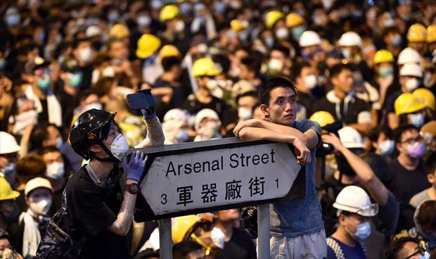 محتجو هونغ كونغ يستعدون لتجمع حاشد وسط دعوات أوروربية للحوار