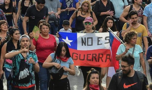 أكثر من مليون متظاهر يعززون الضغط على الحكومة في تشيلي