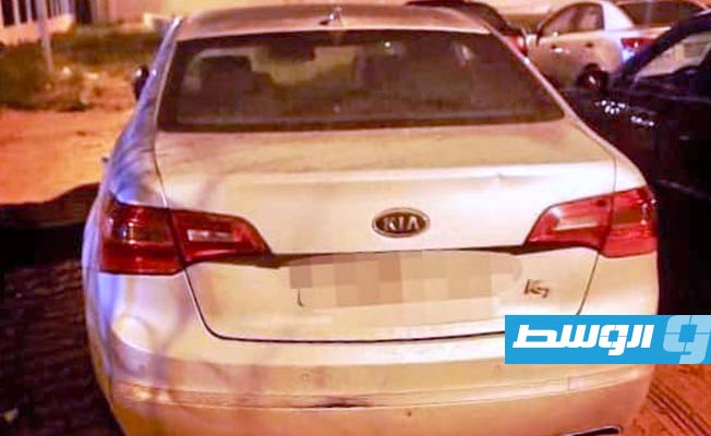 سيارة مضبوطة في طرابلس، 24 مارس 2023. (وزارة الداخلية)