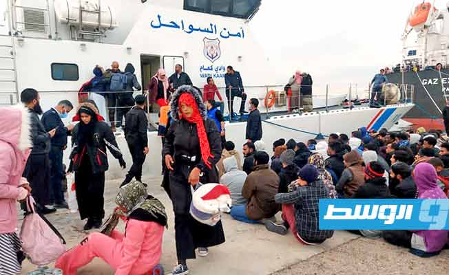 ليبيا تعترض أكثر من 1234 مهاجرًا خلال 5 أيام