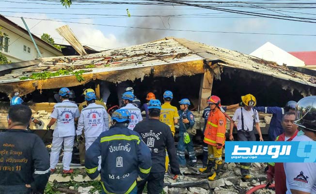 مصرع خمسة أشخاص إثر انهيار مبنى في بانكوك