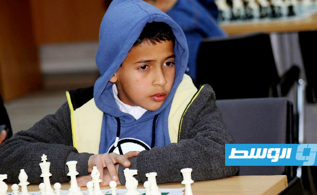 بطولة ليبيا للشطرنج بمصراتة. (فيسبوك)