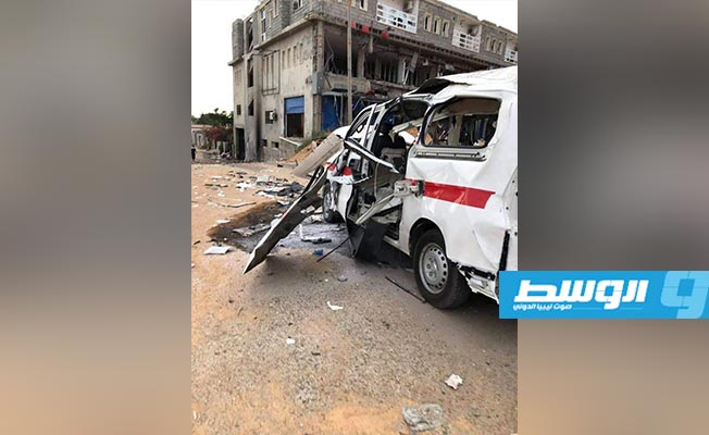 «الطب الميداني» يدين قصف سيارة إسعاف في منطقة عين زارة: «انتهاك للقانون الدولي»