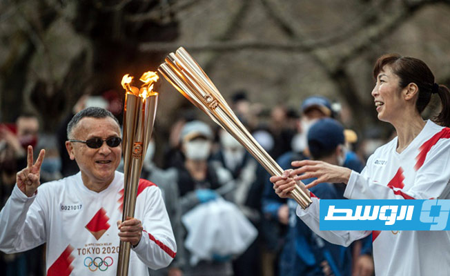 إلغاء مسيرة الشعلة الأولمبية في أوساكا