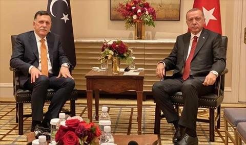 السراج يجري محادثات مع الرئيس التركي في نيويورك