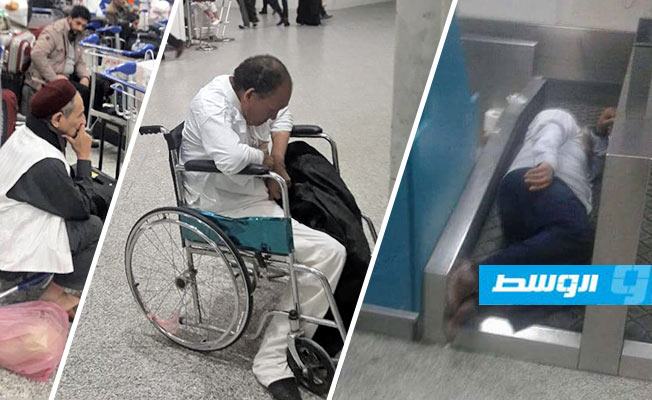 ليبيون يعانون منذ ثلاثة أيام في مطار تونس بسبب تأخر الخطوط الليبية