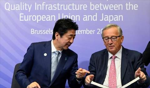 توقيع اتفاق بين الاتحاد الأوروبي واليابان يحد من نفوذ «طريق الحرير الجديد»