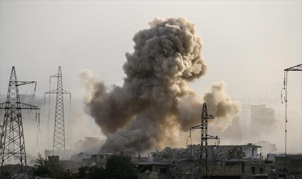 المرصد: مقتل تسعة مدنيين في غارات للطيران السوري والروسي غرب البلاد