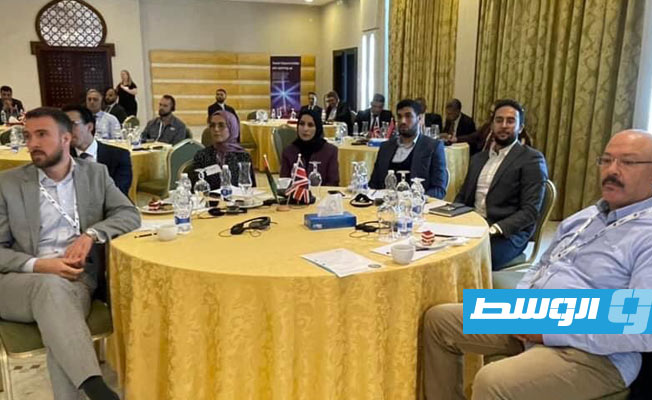 جانب من اجتماع مجلس رجال الأعمال الليبي-البريطاني، الأربعاء 9 نوفمبر 2022 (المصرف المركزي)