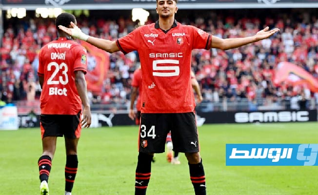 الدولي المغربي إبراهيم صلاح ينقذ رين من الخسارة في الدوري الفرنسي