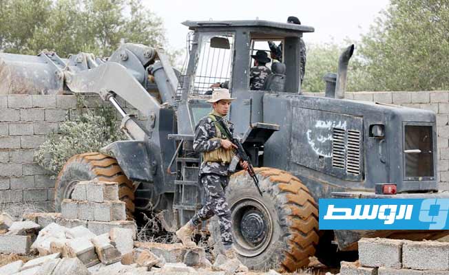Campaign to remove illegally constructed buildings continues in Zliten