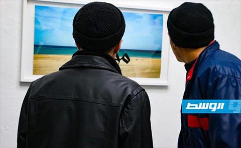 الفنانة التشكيلية الليبية تقوى أبوبرنوسة، تفتتح معرضها في العاصمة الألمانية برلين.(فيسبوك)