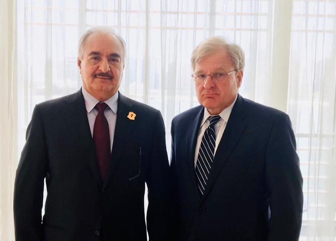 السفير الأميركي في ليبيا يدعو المشير حفتر لـ«تعليق حملته على طرابلس»