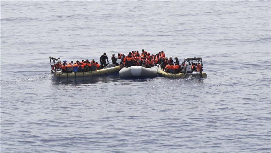 إنقاذ 124 مهاجرًا غير شرعي على متن قاربين شمال زوارة