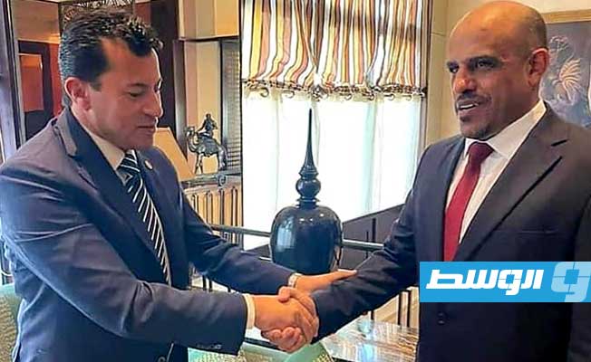 وزير الرياضة يلتقى نظيريه المصري والتونسي قبل افتتاح «ألعاب البحر المتوسط». (الإنترنت)