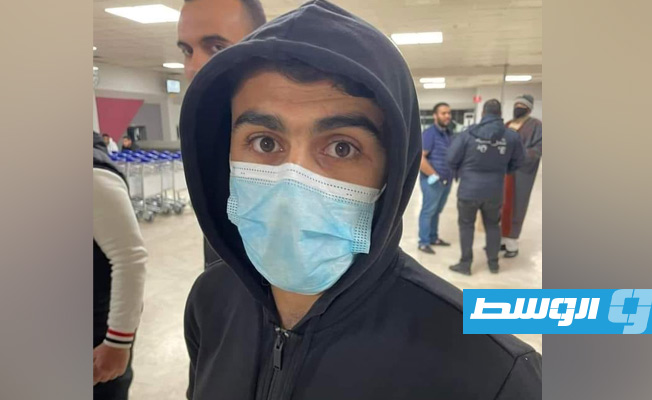 محمد زريق يصل طرابلس. (فيسبوك)