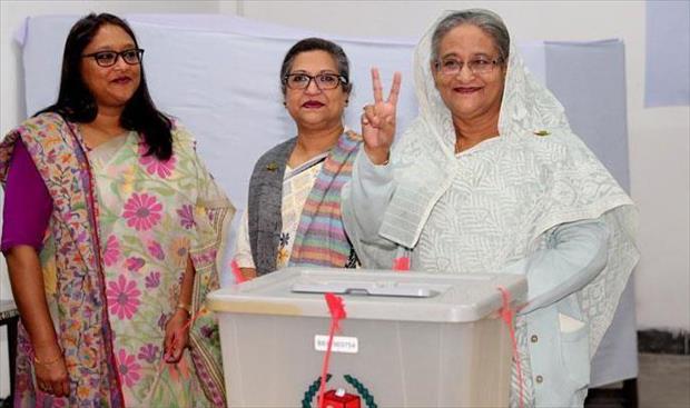 الشيخة حسينة تحقق فوزًا كبيرًا في انتخابات بنغلادش والمعارضة تحتجّ