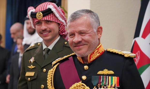ملك الأردن وولي العهد يزوران الغمر بعد انتهاء وضعها باتفاق السلام مع إسرائيل