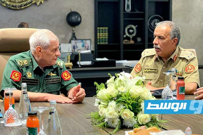 Al-Hassi Receives a Delegation from Pakistan's Armed Forces in Benghazi