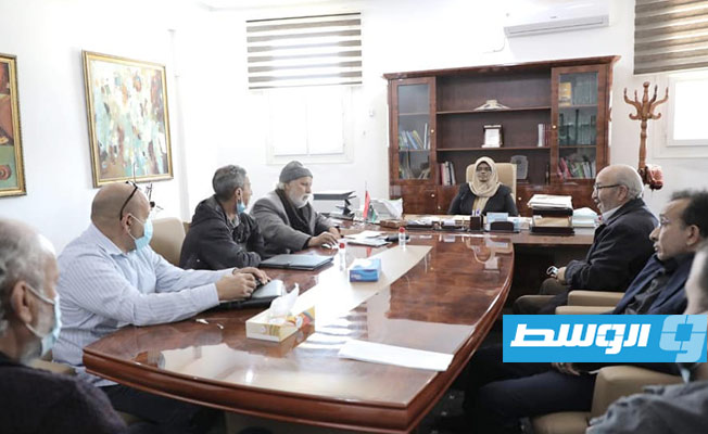 وزيرة الثقافة تستقبل نخبة من الفنانين الليبيين