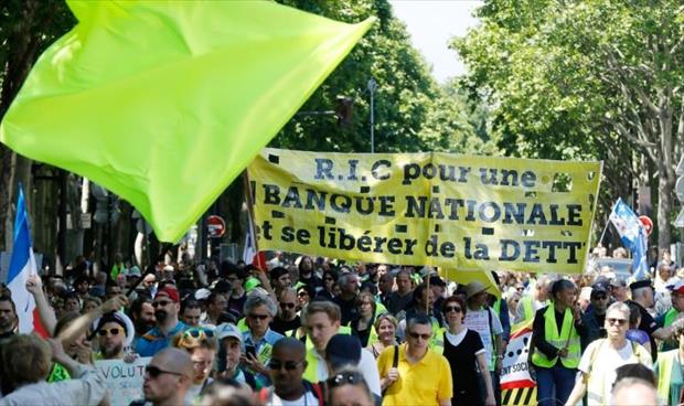 ألفا متظاهر من حركة «السترات الصفر» يتجمعون في باريس