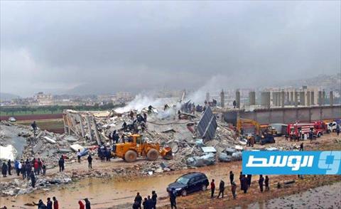 حصيلة الزلزال في تركيا وسورية تتجاوز الخمسة آلاف قتيل