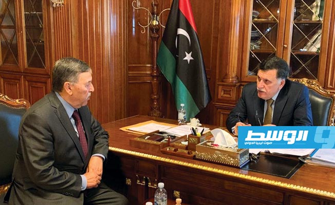 السراج يراجع مع الجهيمي ملف الاستثمارات الليبية في الخارج