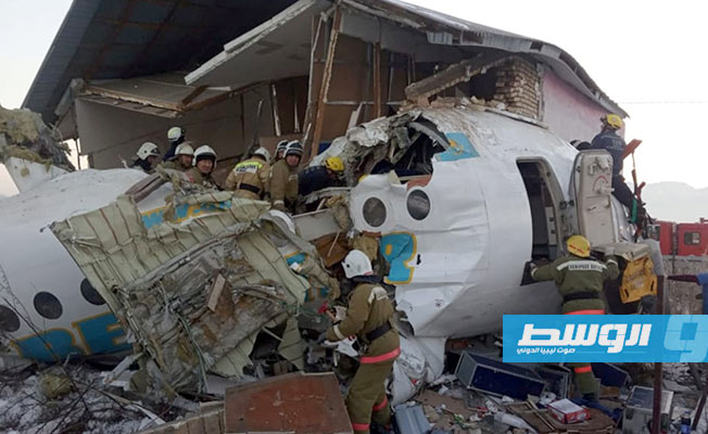 حداد وطني في كازاخستان على ضحايا تحطم طائرة ركاب