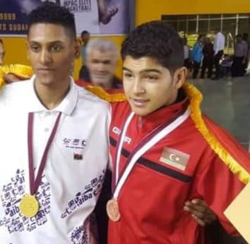 الملاكم الليبي عبد الباسط عبد المجيد يحـرز ذهبية البطولة العربية