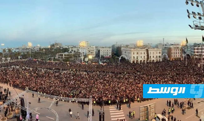 شاهد... انطلاق الاحتفالات بالذكرى الثامنة لثورة 17 فبراير في طرابلس