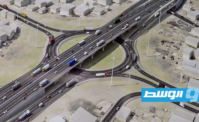 صورة من نموذج مشروع الطريق الدائري الثالث في طرابلس. (حكومتنا)