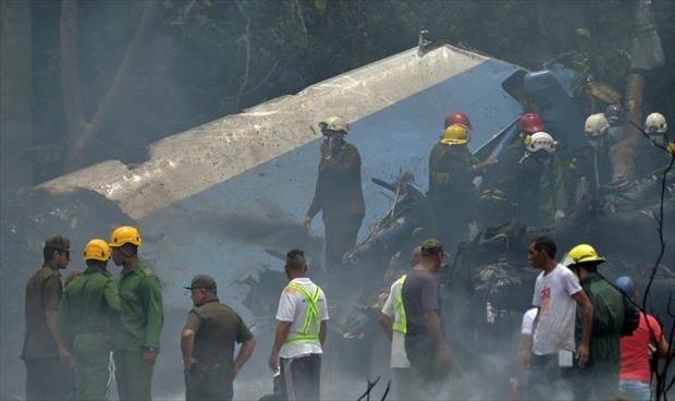 إعلام رسمي: تحطم الطائرة الكوبية وعلى متنها 104 ركاب