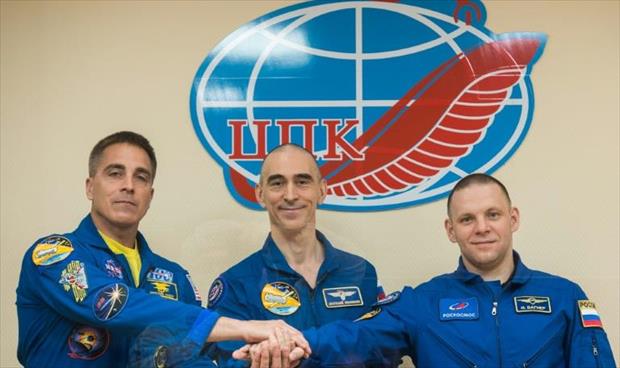 انطلاق 3 رواد إلى محطة الفضاء الدولية