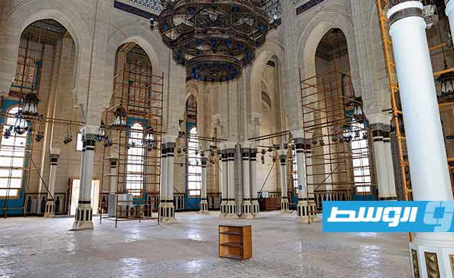 مسجد أبوبكر الصديق المعروف بالمسجد الكبير في مدينة المرج شرق ليبيا. (القيادة العامة)