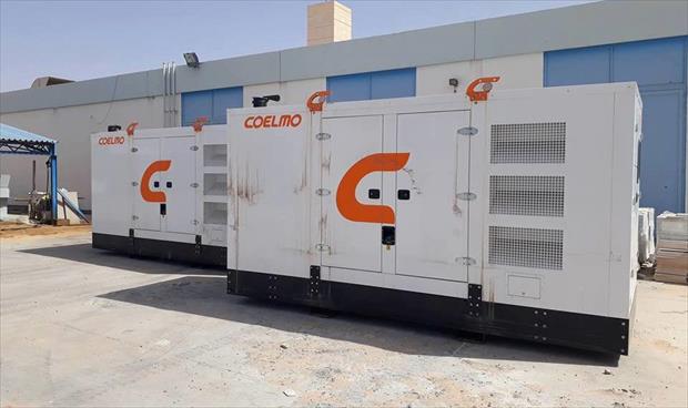 «دعم استقرار ليبيا» يسلم 5 مولدات كهربائية لمرافق عامة ببني وليد