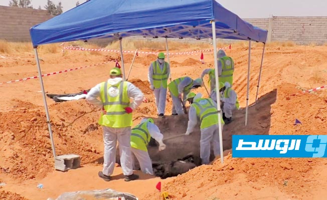 انتشال 39 جثة من «مقابر جماعية» في ترهونة وجنوب طرابلس