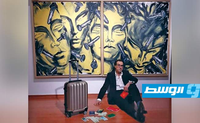 روح الوقت في أعمال التشكيلي الليبي علي المنتصر